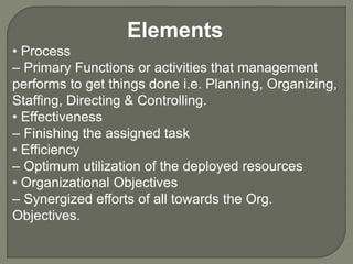 Management process | PPTX