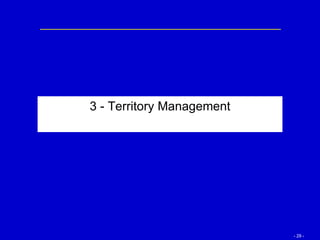 3 - Territory Management 