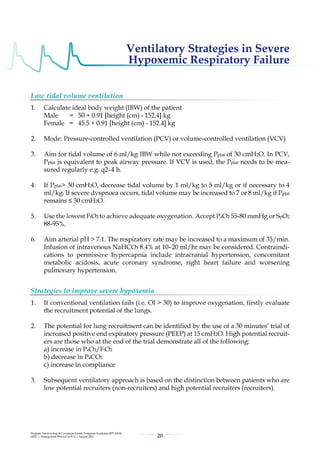 Management protools in icu