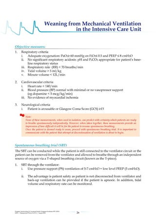 Management protools in icu