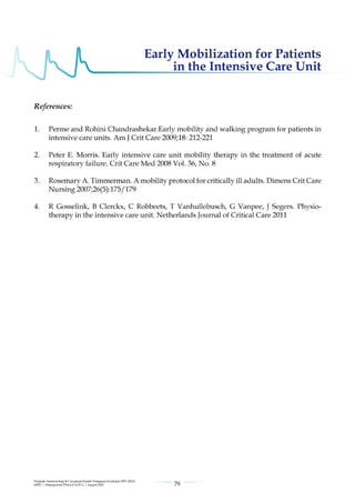 Management protools in icu