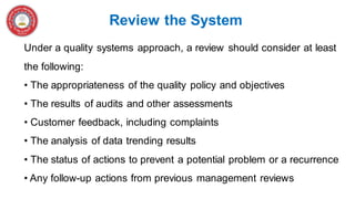 Quality System Approach Quality System In Pharmaceutical Manufacturing Environment | PDF
