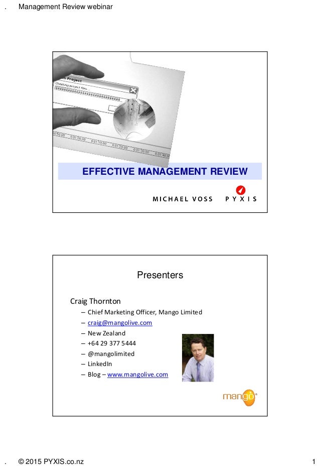 Management Review Tips And Tricks For Effective Management