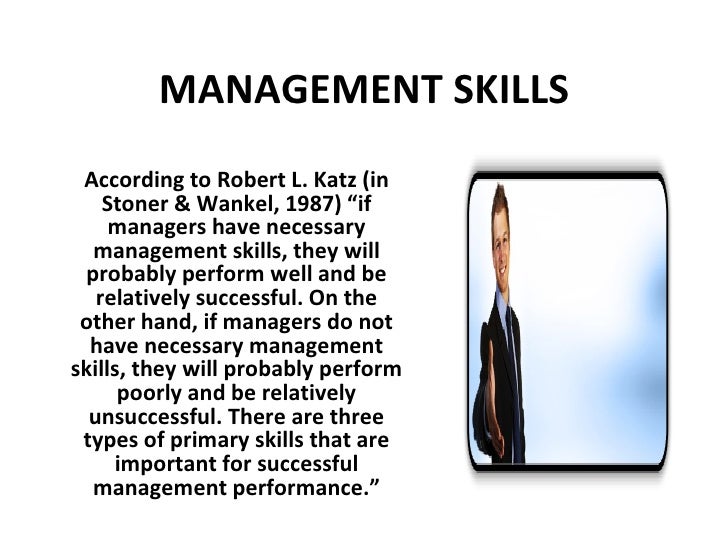 management skills types of skills in management