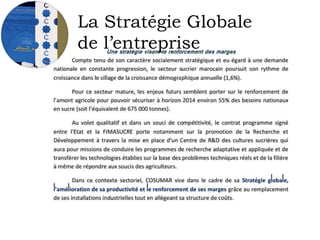La Stratégie Globale
de l’entreprise
 