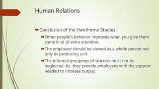 Human Relations Not Example Human relations and behavioral science | PPTX