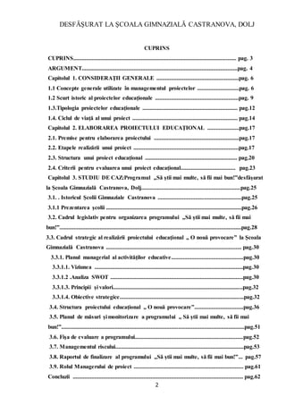 Managementul proiectelor educationale