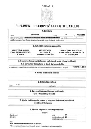 Managementul schimbarii diploma