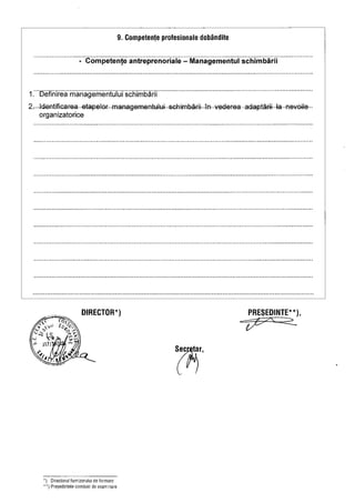 Managementul schimbarii diploma