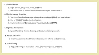 Medication Training.pdf Management of medication MOM PHARMACY Training NABH 6th Edition.pdf