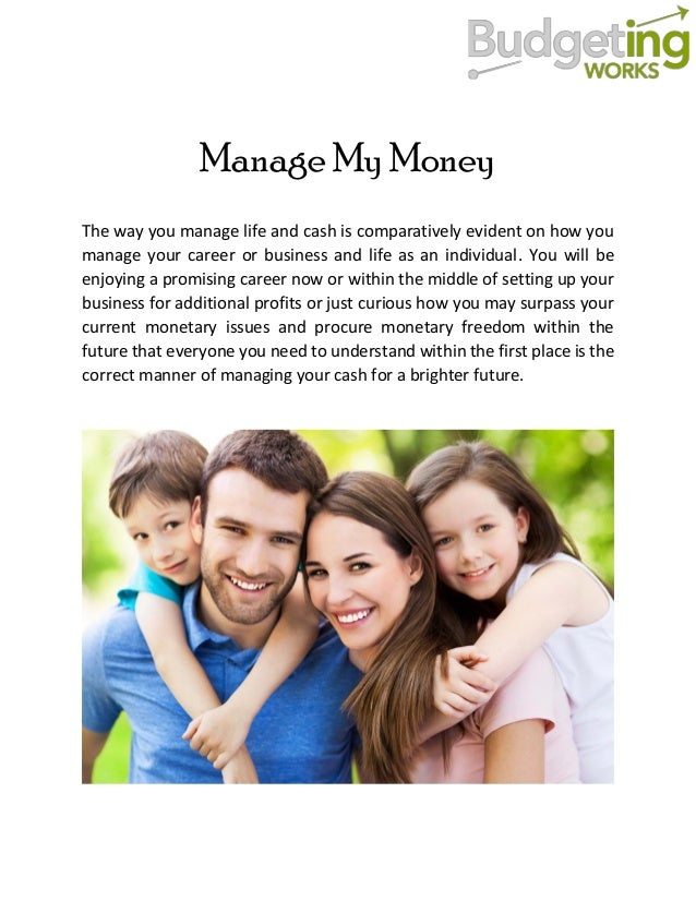 manage my money