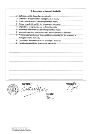 Manager al sistemelor de management de mediu