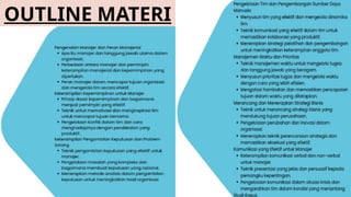 2 Presentation title 20XX
OUTLINE MATERI
 