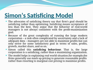 Managerial-Theories-of-Firms.ppt full details | PPT