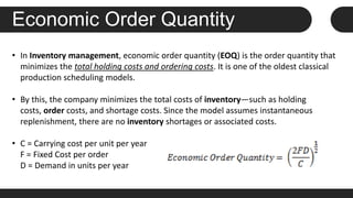 Managerial Accounting Presentation - Inventory Management | PPT