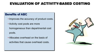 Managerial Accounting Chapter 7 Systems Design Activity Based Costing Introduction To Managerial Accounting Chapter 7 Systems Design Activity Based Costing Introduction To