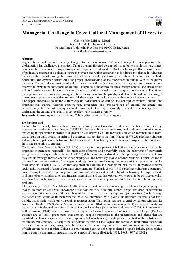 cross cultural management an international journal 1 the complexity of intercultural communication in cross-cultural management hans gullestrup aalborg university, denmark abstract in this article an analytical frame. cross cultural management an international journal 1 the complexity of intercultural communication in cross-cultural management hans gullestrup aalborg university, denmark abstract in this article an analytical frame.