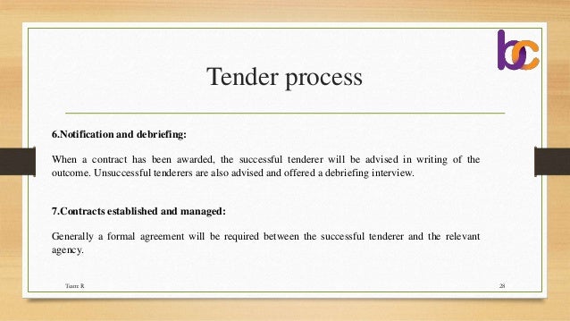 tender cover letter sample