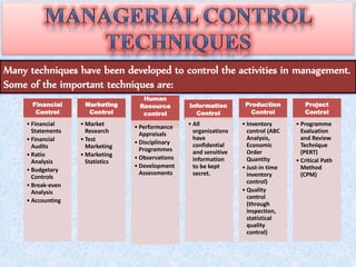 Managerial Control By Rajendra Nath Naik | PPTX