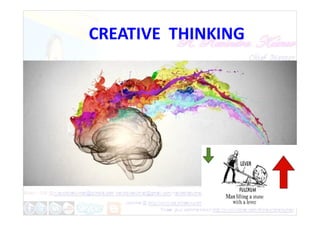 CREATIVE THINKING
 