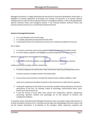 Managerial economics | PDF