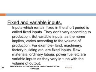 Managerial economics | PPTX