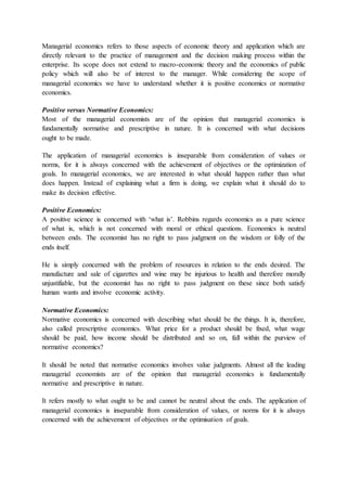 Managerial economics | DOCX