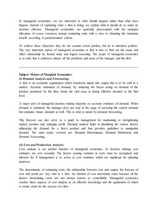 Managerial economics | DOCX