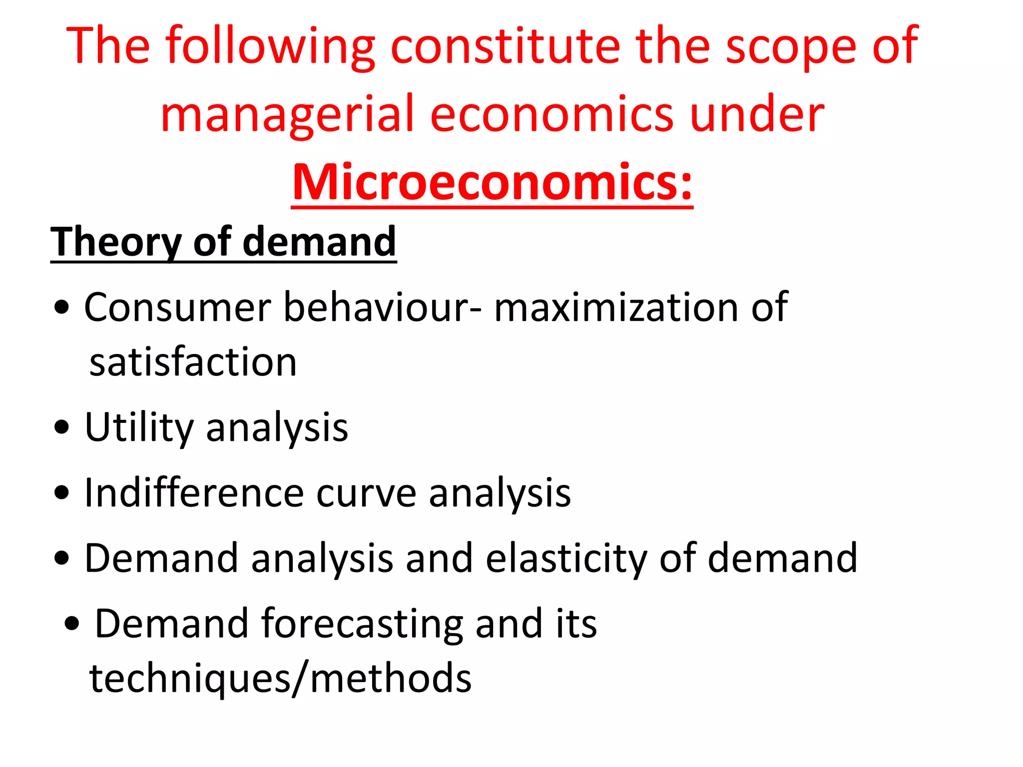 Managerial Economics- Introduction,Characteristics and Scope | PPTX