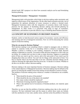 Introduction to Managerial Economics | PDF