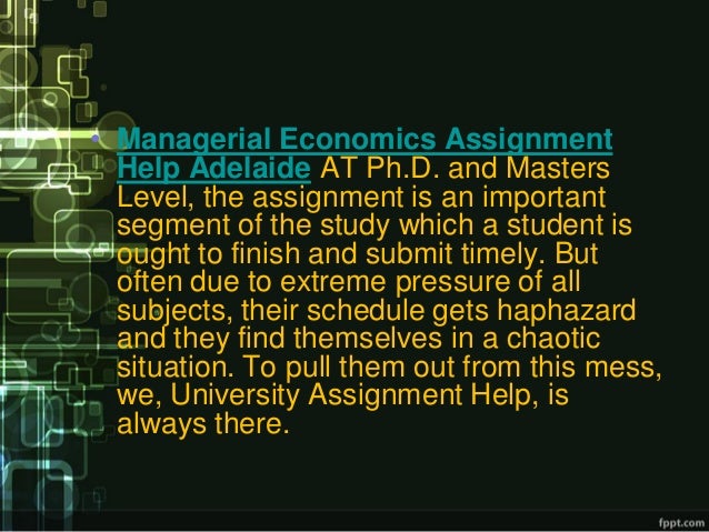 Assignment help adelaide
