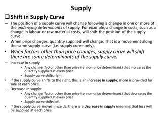 DEMAND AND SUPPLY THEORY AND MARKET EQUILIBRIUM | PPTX