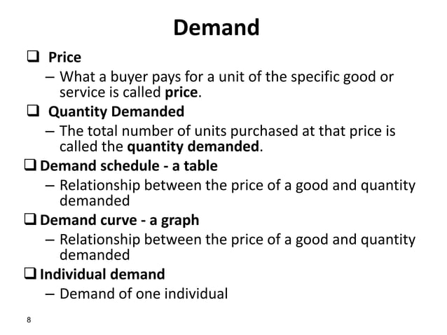 DEMAND AND SUPPLY THEORY AND MARKET EQUILIBRIUM | PPT