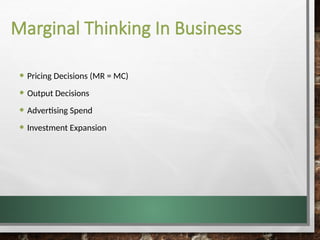 Managerial Economics: Strategic Decision-Making Using Opportunity Cost ...