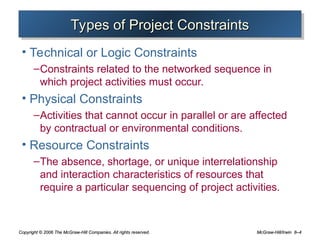 Tech Process Constraints managerial processes in context of project management.ppt