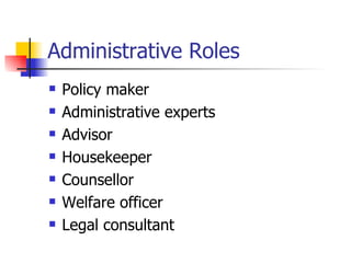 Managerial roles | PPT