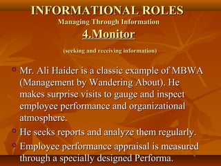 Managerial Roles - Case Study | PPT