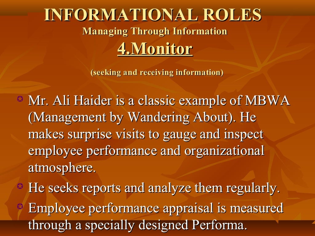 Managerial Roles Case Study