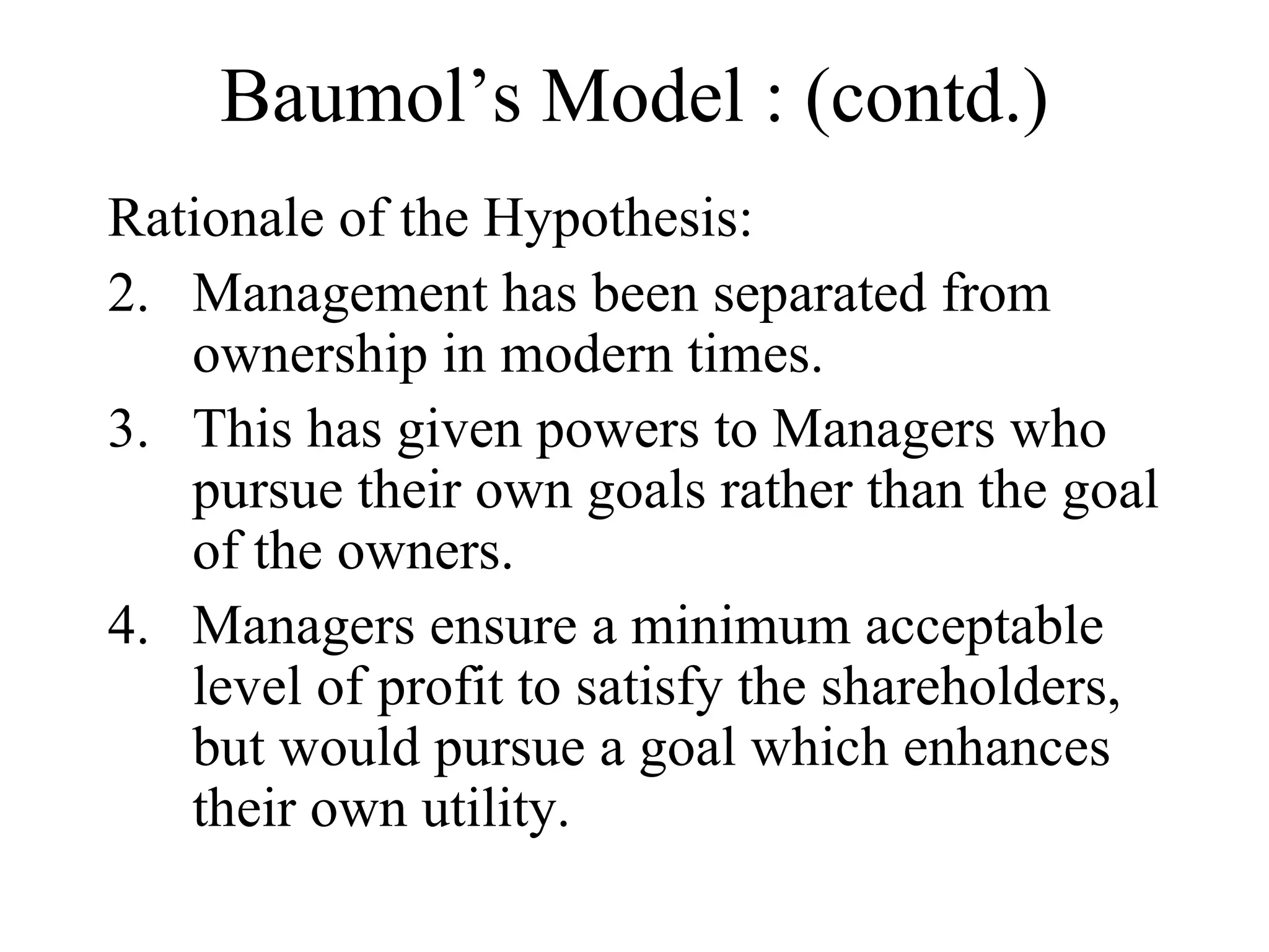 Managerialtheoriesoffirm 100202064127-phpapp01 | PPT