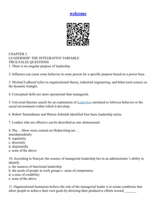 Manager Interview Essay | PDF