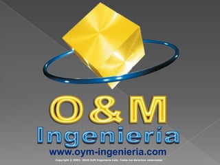 CumplimientoMano de Obra	Tareas de MantenimientoRepuestosObservacionesOrden de TrabajoIndicadores de GestiónCopyright © 2002- 2010 OyM Ingeniería Ltda. Todos los derechos reservados