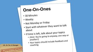 Uh, So I’m A Manager
 