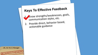 Uh, So I’m A Manager
 