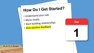 Uh, So I’m A Manager
 