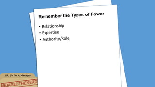 Uh, So I’m A Manager
 