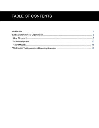 TABLE OF CONTENTS
Introduction ..............................................................................................