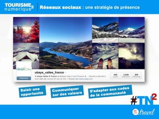 Réseaux sociaux : une stratégie de présence
 