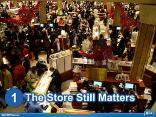 Copyright 2013 JDA Software Group, Inc. - CONFIDENTIAL
1 The Store Still Matters
#WFMWebinar
 