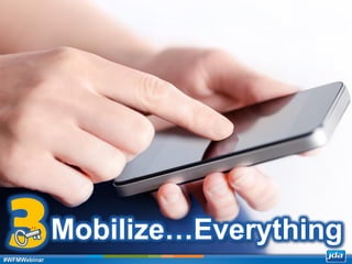 Copyright 2013 JDA Software Group, Inc. - CONFIDENTIAL
Mobilize…Everything3#WFMWebinar
 