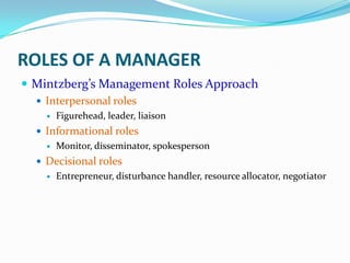 Managers Roles And Skills